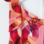 Farm Rio  Patch Twirl One-Shoulder Dress Photo 6