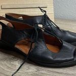 L’Amour Des Pieds Brettany Black Leather Sandals Size 9 Photo 0
