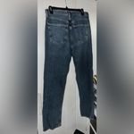 AGOLDE New  Riley High Rise Straight Jeans in Frequency Photo 7