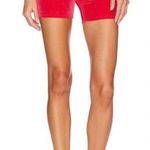 Beach Riot NWT Glitter Bike Short in Fiery Red Velvet Size XS Photo 1