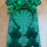 Festive Green Shamrock Sunglasses & Headband Set Photo 0