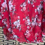 Kut From The Kloth  Red‎ Floral Blouse Size Large Photo 3