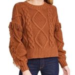 Line and Dot  Jasper Fringe Sweater Photo 0