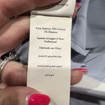 Diane Von Furstenberg DVF Size 10 Pleat Front Smoke Blue Crepe Trousers Straight Photo 11