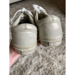 Vans  Leather Low Top Sneakers Old Skool 90s Y2K Ivory VTG Skater Preppy Gen Z 6 Photo 5