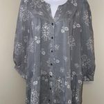 Anthropologie Holding Horses Floral Ruffle Pavin Tunic Top Dress Size Small Photo 0
