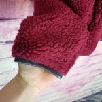 Ivory Ella  CHLOE FULL ZIP SHERPA JACKET CRANBERRY NWT M Photo 5