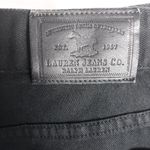 Ralph Lauren  Jeans Women's Size 4 Black Bead Embellished Denim Pants Photo 3