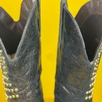 Reba  Black Studded Boots Size 8M Photo 10