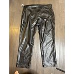 Abercrombie & Fitch Curve Love Vegan Leather 90's Straight Pant Size 37 Photo 2
