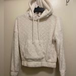 No Boundaries  Juniors White Hooded Sweatshirt M 7 9 40” Diamond Quilted Hoodie Photo 0