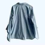 a.n.a  striped button down flare sleeve top Size Xl Photo 4