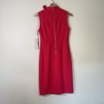 Calvin Klein BOW TIE SHEATH DRESS HOT PINK SIZE 6 NWT OFFICE DATE NIGHT PARTY Photo 6