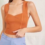 Forever 21 Sweetheart Sweater-Knit Top Photo 0