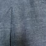 H by Halston  Blue 100% Linen Wide Leg Pants Women’s Size 10 Navy - NEW! Photo 1