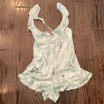 Victoria's Secret green misty jade starry night celestial romper size small Photo 3