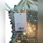 Mac Duggal NWT  Mint Slim Strap Paillette Sequin Mini Dress Women (M)10033--$458 Photo 4