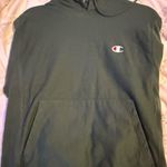 Champion  Green Crewneck Sweater Soft Knit Casual Photo 0