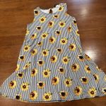 Jamie & Layla Shift Dress Women's Petites PS Above Knee Sunflower Floral Stretch Size undefined Photo 0