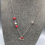 Handmade Y2K Vintage “ I Love School “ Pendant Necklace Photo 1