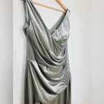Revelry velvet sleeveless “Dawson” dress in pale sage green with silver sheen.20 Size undefined Photo 3