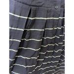 Talbots  Women's 10P Navy & White‎ Striped Sleeveless Dress w/ Red Belt Photo 4