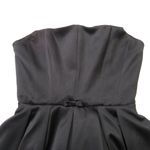House Of CB NWT Contessa in Black Strapless Satin Corset Midi Dress S Photo 2
