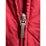 Ralph Lauren Lauren  Puffer Vest Women's Dark Red Quilted Snap Pockets Medium Photo 2