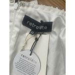 RETROFETE Camille Sequin Dress Size XL White NEW Wedding Bride Formal Maxi Slit Photo 8