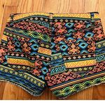 Forever 21  aztec southwest jean shorts 28 frayed Boho Bright Photo 2