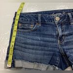 American Eagle  Outfitters women’s dark wash cuffed denim shorts. Size 6 Photo 6