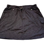 Kuhl  Black Cargo Mini Skort Pockets Built in Shorts Hiking Athletic Golf size L Photo 0