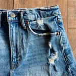 Abercrombie & Fitch Curve Love The Mom High Rise Distressed Jean Shorts Sz 0/25 Photo 5