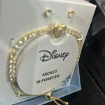Disney  MICKEY IS FOREVER ADJUSTABLE BRACELET WITH EARRINGS Photo 3