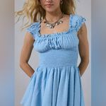 Urban Outfitters Rosie Smocked Tiered Ruffle Romper Size Small (Tagged Medium) Photo 0