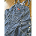 Revolt Clothing Co‎ Women's Denim Bib Overalls Size 24 Cotton Y2K 90's Punk VTG Blue Photo 9