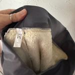 Women's Sherpa Lined Leggings Dark Gray Cozy Fleece Pants Warm Winter Size M Photo 4