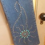 Not Your Daughters Jeans  With Turquoise Studs Photo 1