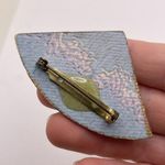 Hand Made Hand Crafted Ceramic Brooch Pin Hand Painted Photo 10