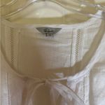 Rails  Ashlyn Stripe Linen Blend‎ Midi Dress, Medium, White Photo 4