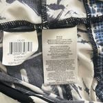 BCBG MaxAzria Womens Size Small White Black Blue Abstract Print 3/4 Sleeve Dress Photo 5