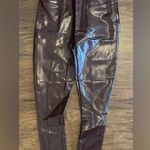 Spanx Faux Patent Leather Leggings Ruby Evening Party Concert Festival Sz Small Photo 0