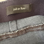 Ella Moss  Pull On Flare Jeans Womens Size 33 Body Sculpt Dark Wash High Rise Photo 4