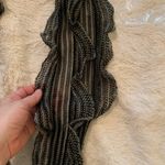 🍁3/$18 Infinity SCARF‎ SCARVES black grey ruffle DDA Photo 2
