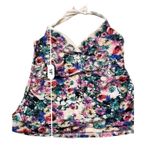 Gottex Profile Floral Halter Tankini Top Women's Size 14 Swimwear Vacation Pink Photo 5