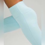 Lululemon Align High-Rise Pant 25” Icing Blue Nulu Fabric Size 6 Like New Photo 2