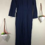 Ali & Jay NWT navy blue split sleeve ponte knit jumpsuit Photo 0