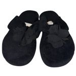 Dearfoams slippers sandal style w/between the toe style terry cloth size 7/8 Photo 0