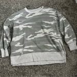 Aerie  grey camo pullover oversized sweatshirts size xs Photo 0
