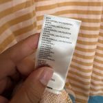 We The Free Free People Classic Striped oversized Crewneck Size Large Photo 6